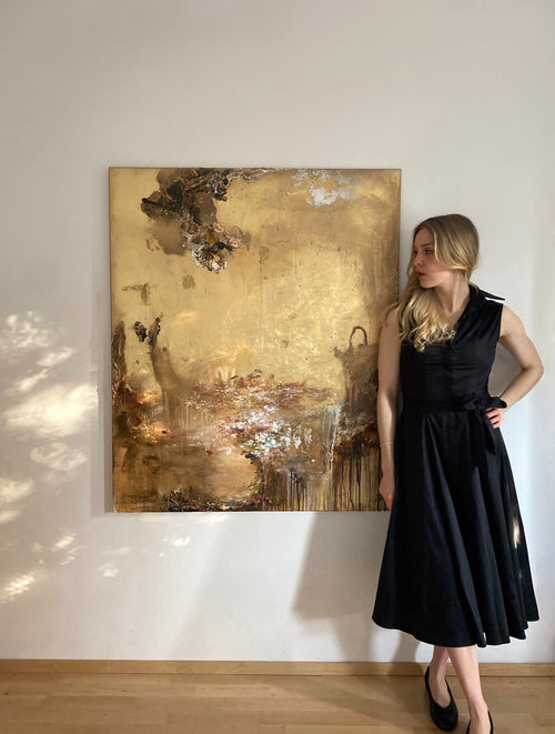 'Aureate Reverie' Original Painting